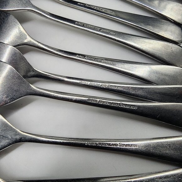 Vintage Beefeater Japan Northland Stainless Steel 20-Piece Fork & Spoon Flatware - Picture 6 of 6